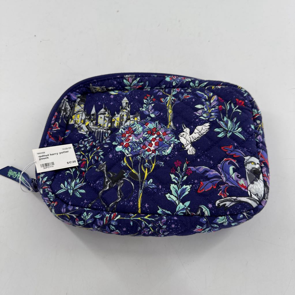 quilted harry potter pouch