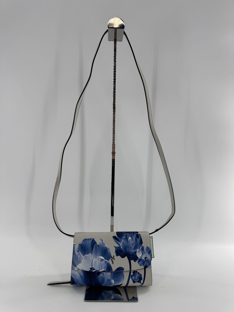 floral print vegan leather crossbody