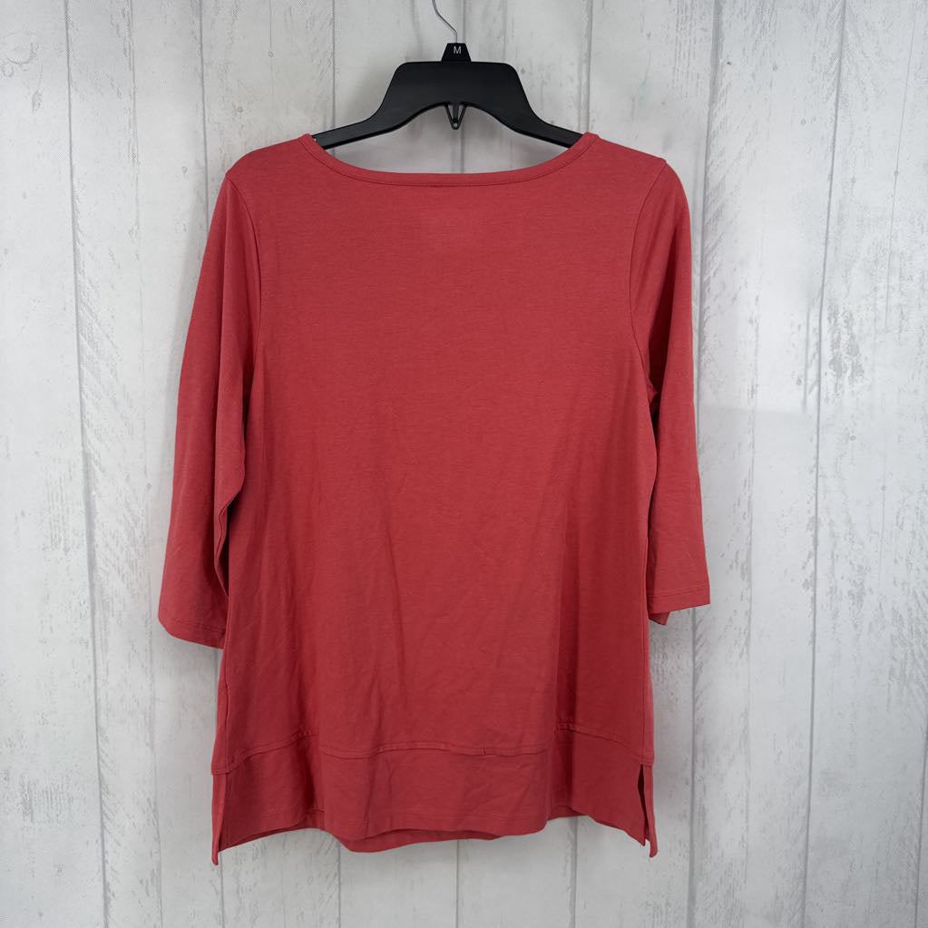 SP bateau neck 3/4 slv top