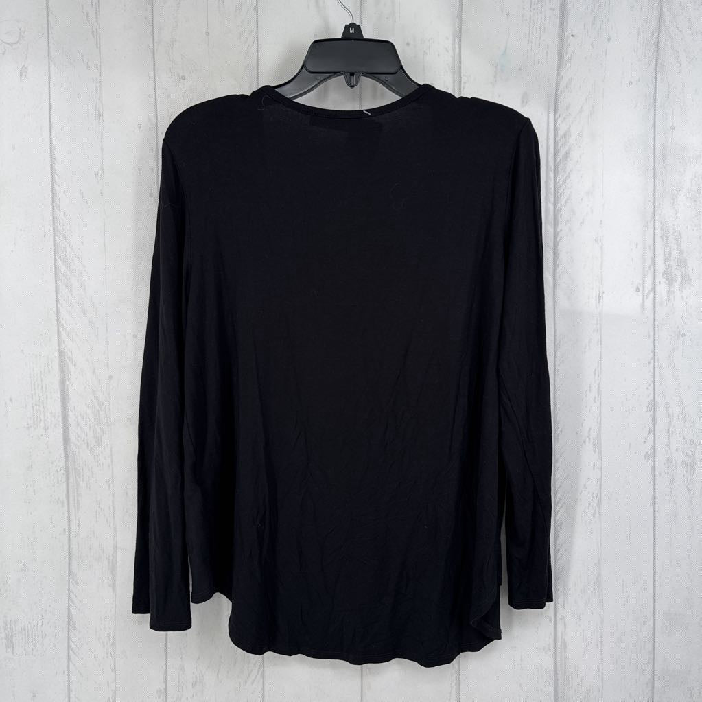 L scoop neck l/s hi-lo top
