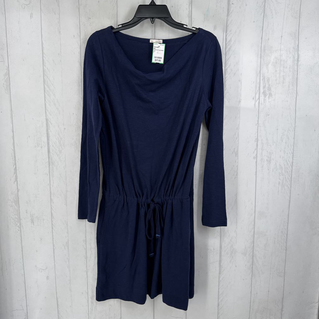 S drawstring waist l/s dress