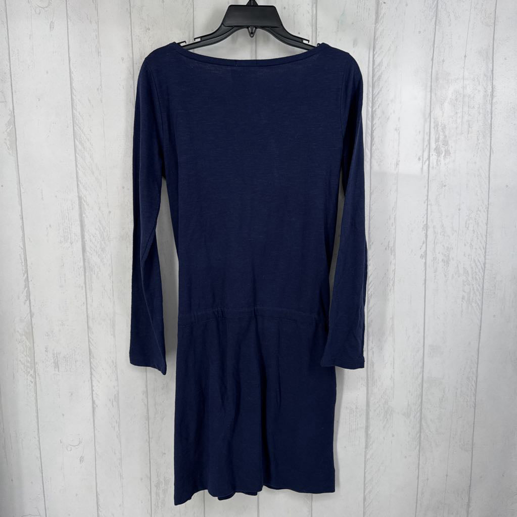 S drawstring waist l/s dress