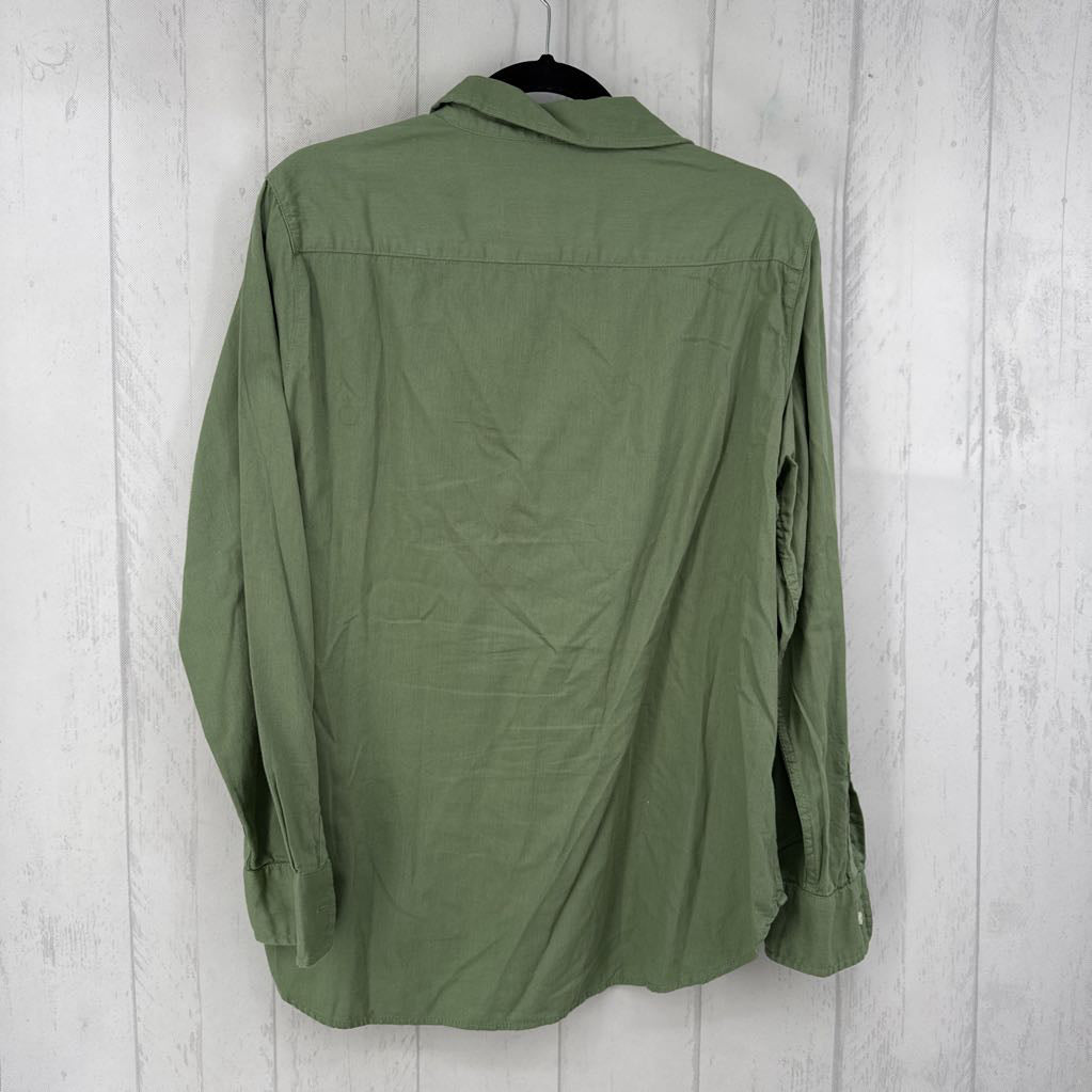 L button down l/s top