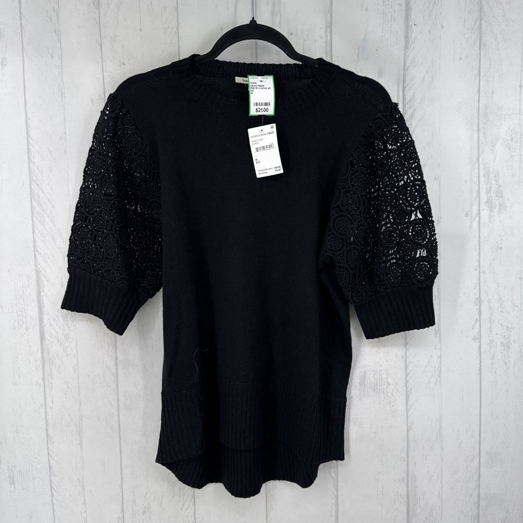 R80 M crochet slv top