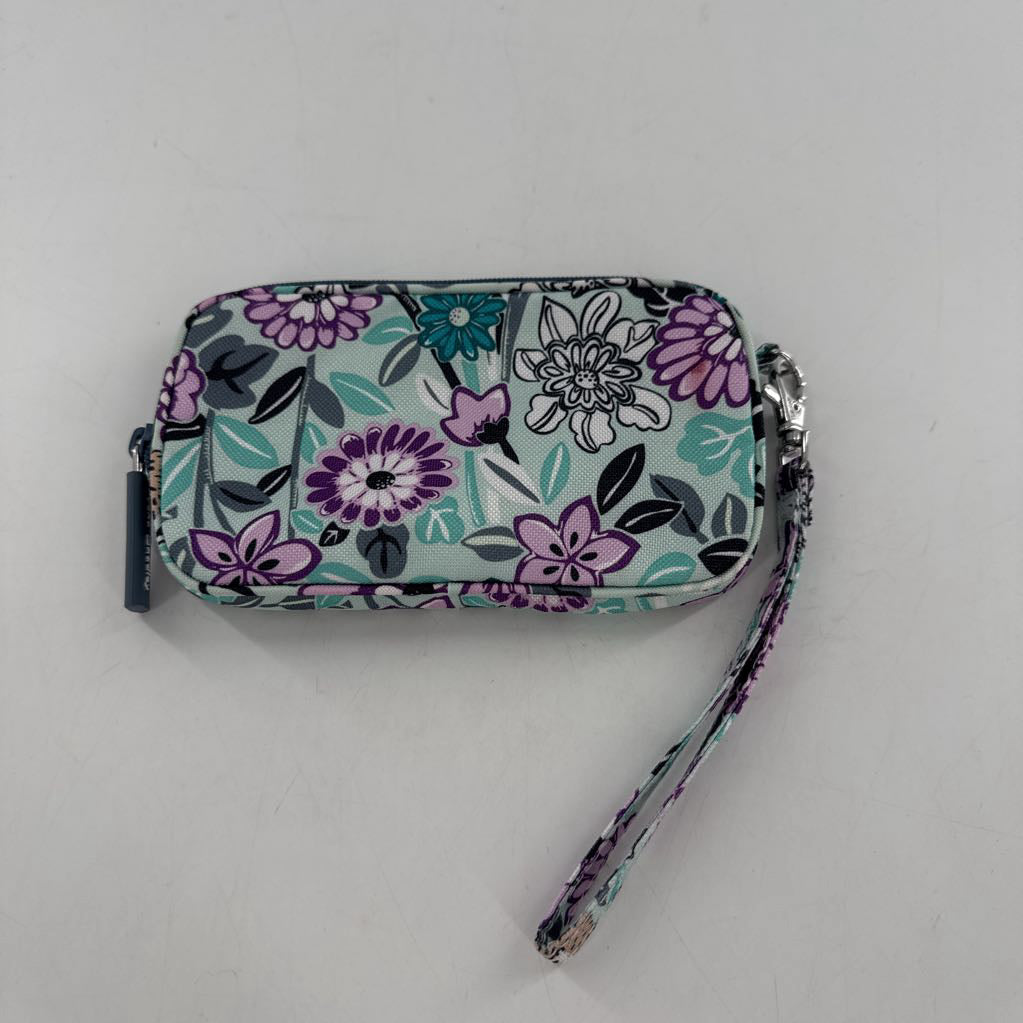 flo print nylon wristlet