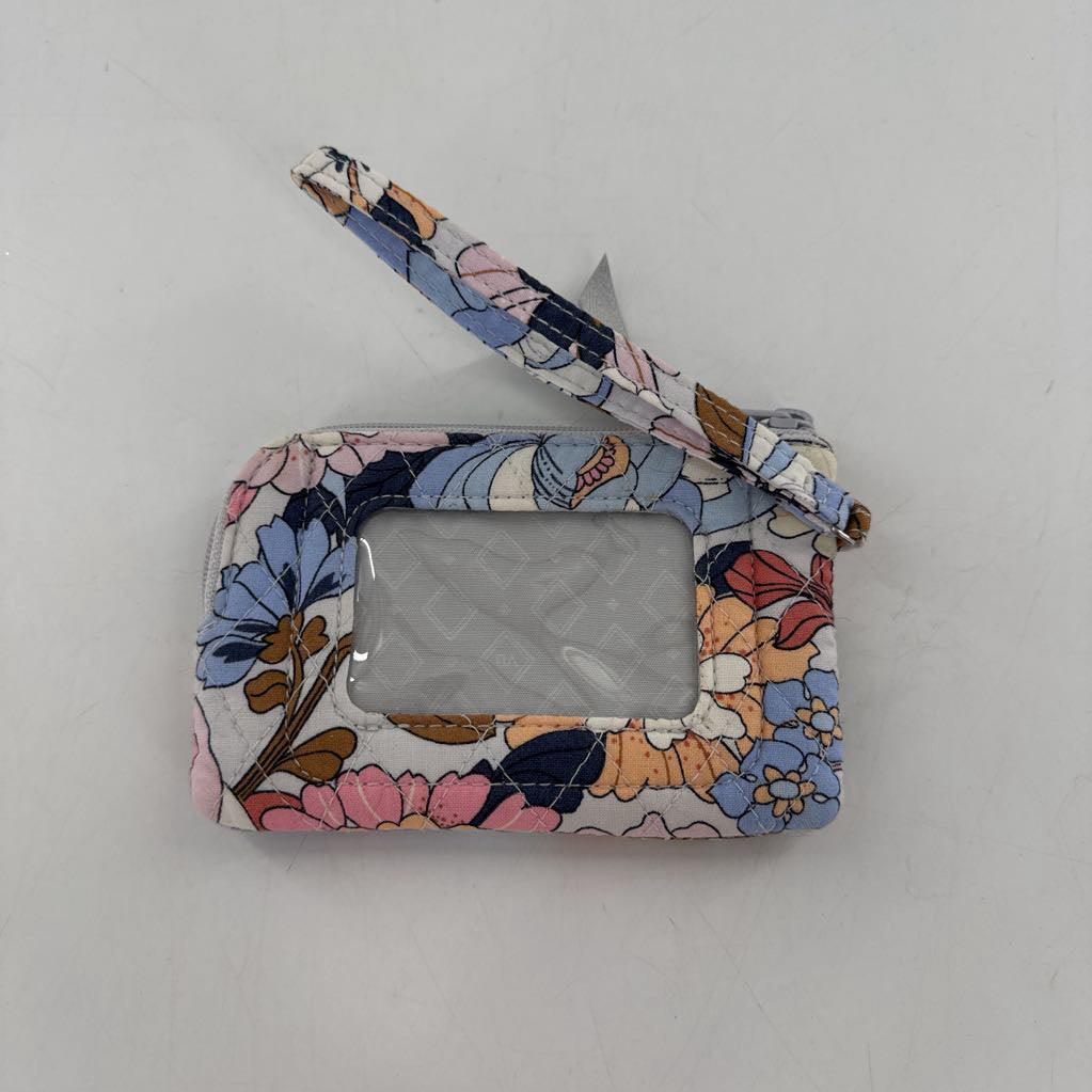 flo print quilted wallet/wristlet