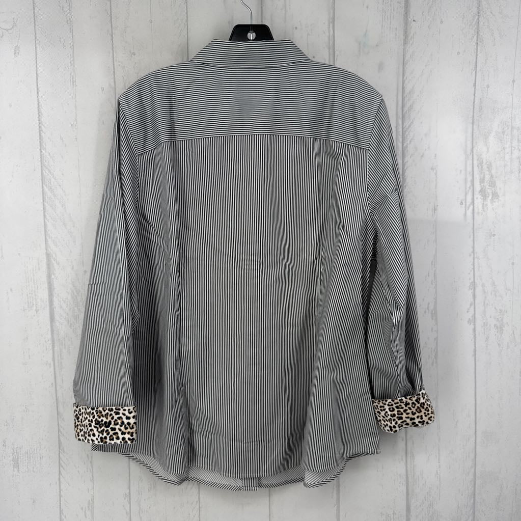 R89 XL l/s pinstripe button shirt