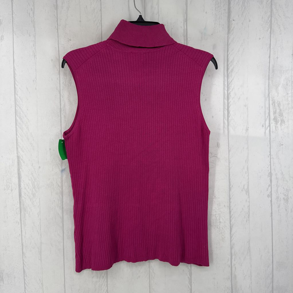 XL ribbed slvls t-neck