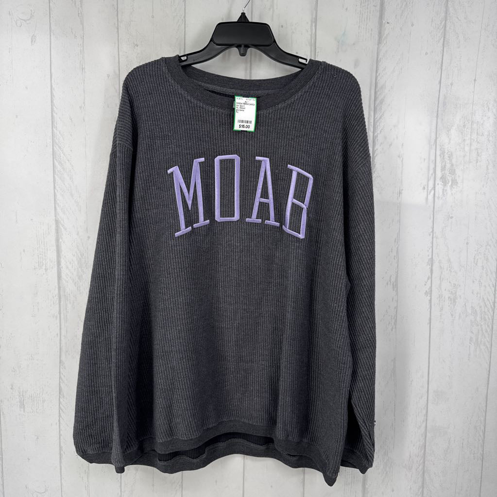 XL ribbed crewneck l/s (moab)