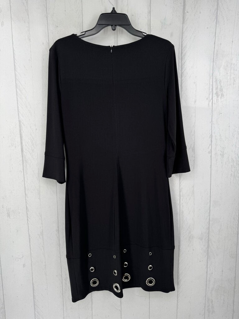 12 grommet detail 3/4 slv dress