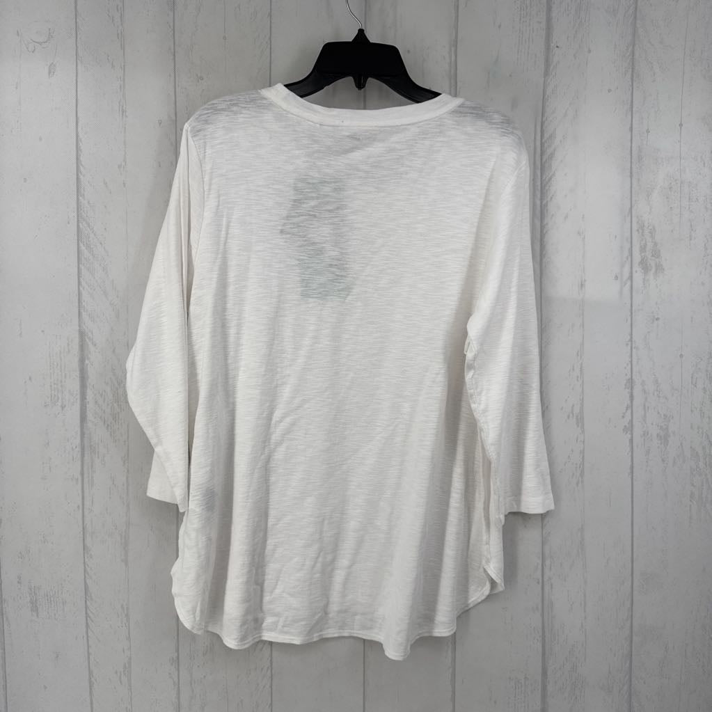 XL 3/4 slv top