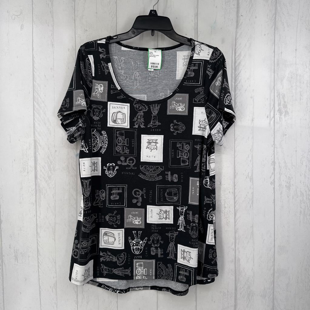 L toy story print s/s tee