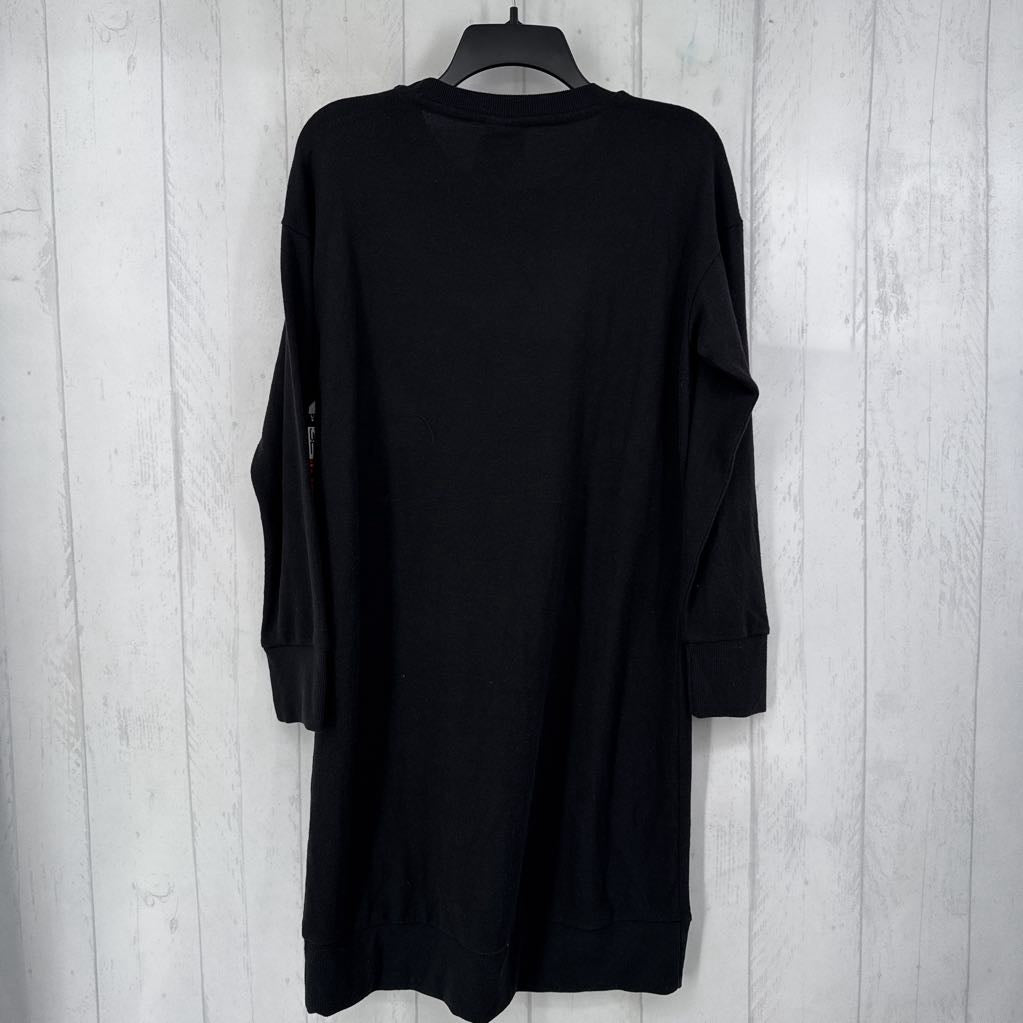 S crewneck l/s sweater dress