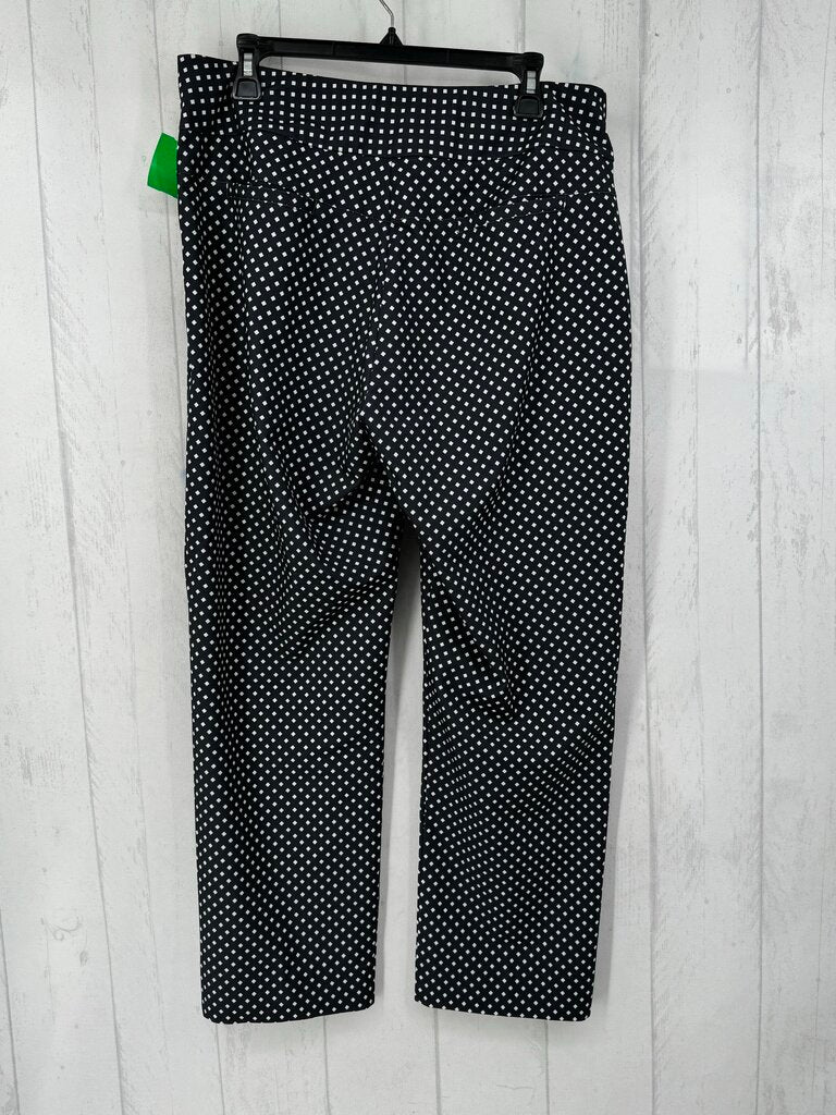 16 checkered pull-on pants
