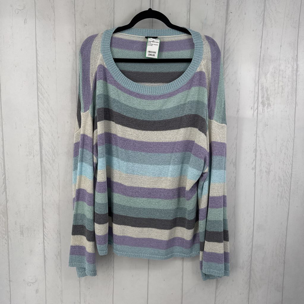 1 l/s stripe sweater