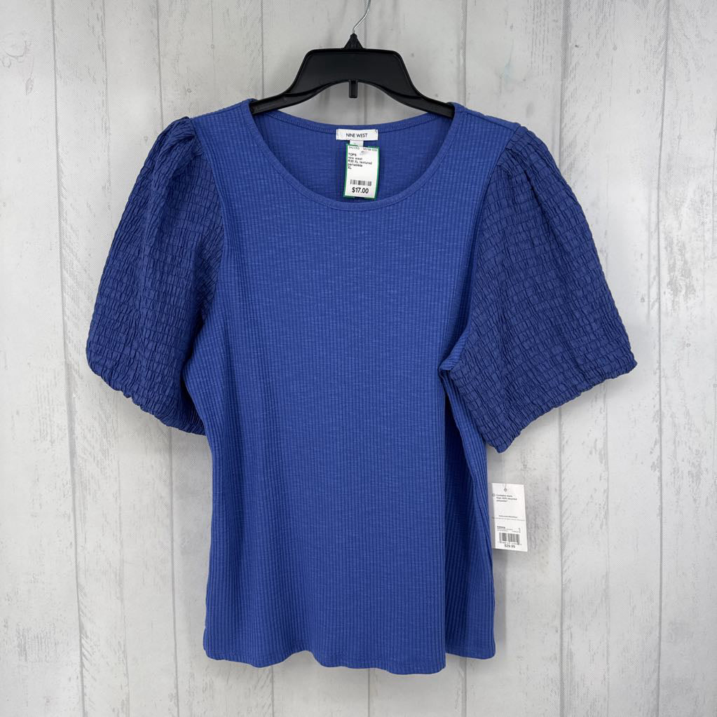 R30 XL textured slv top