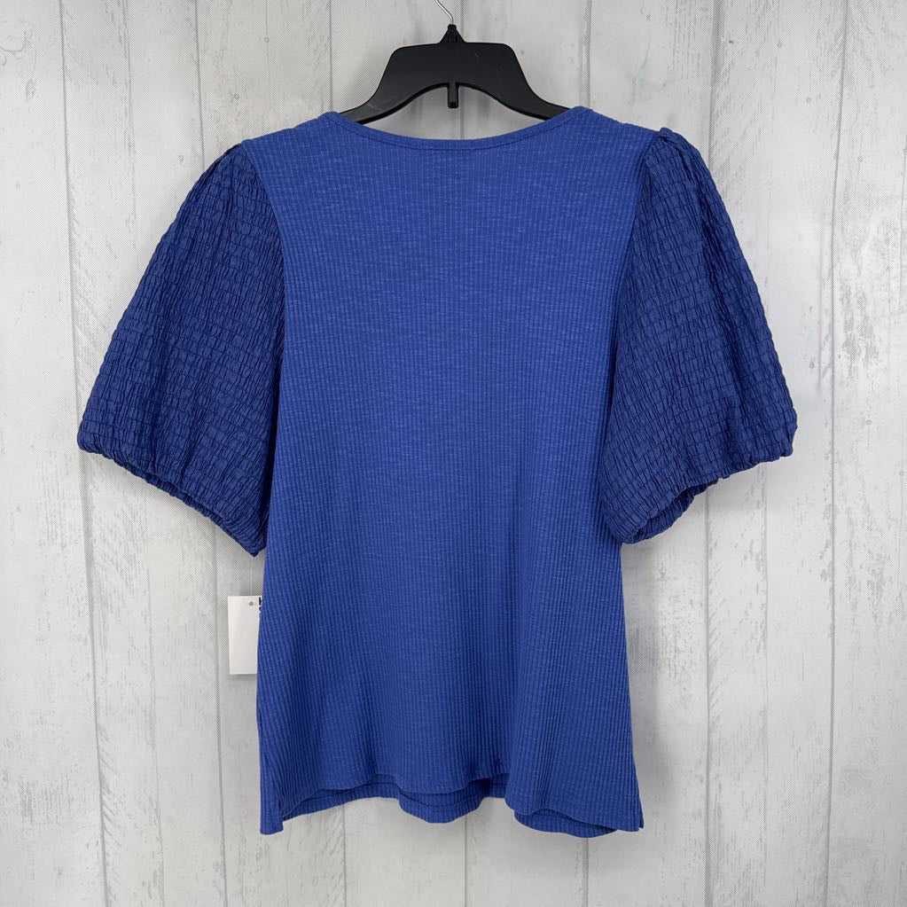 R30 XL textured slv top