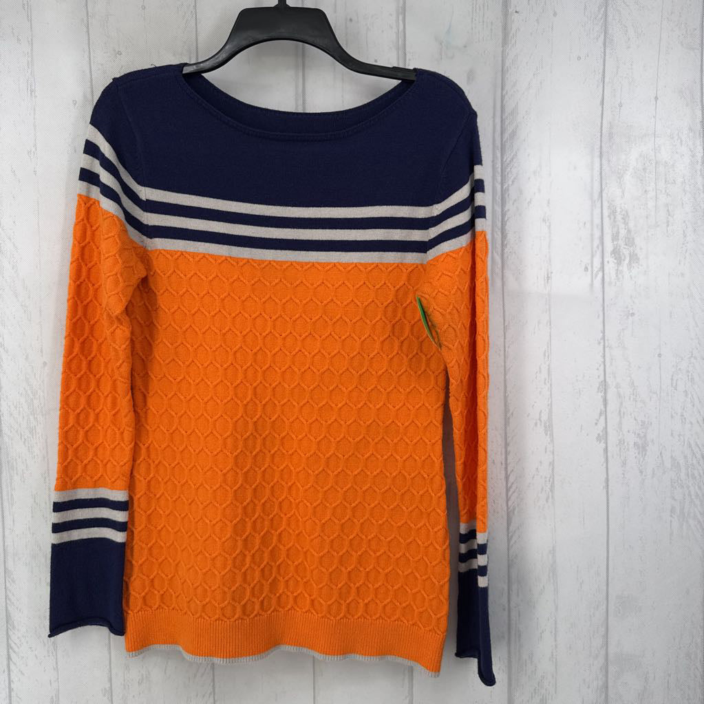 M textured striped l/s sweater