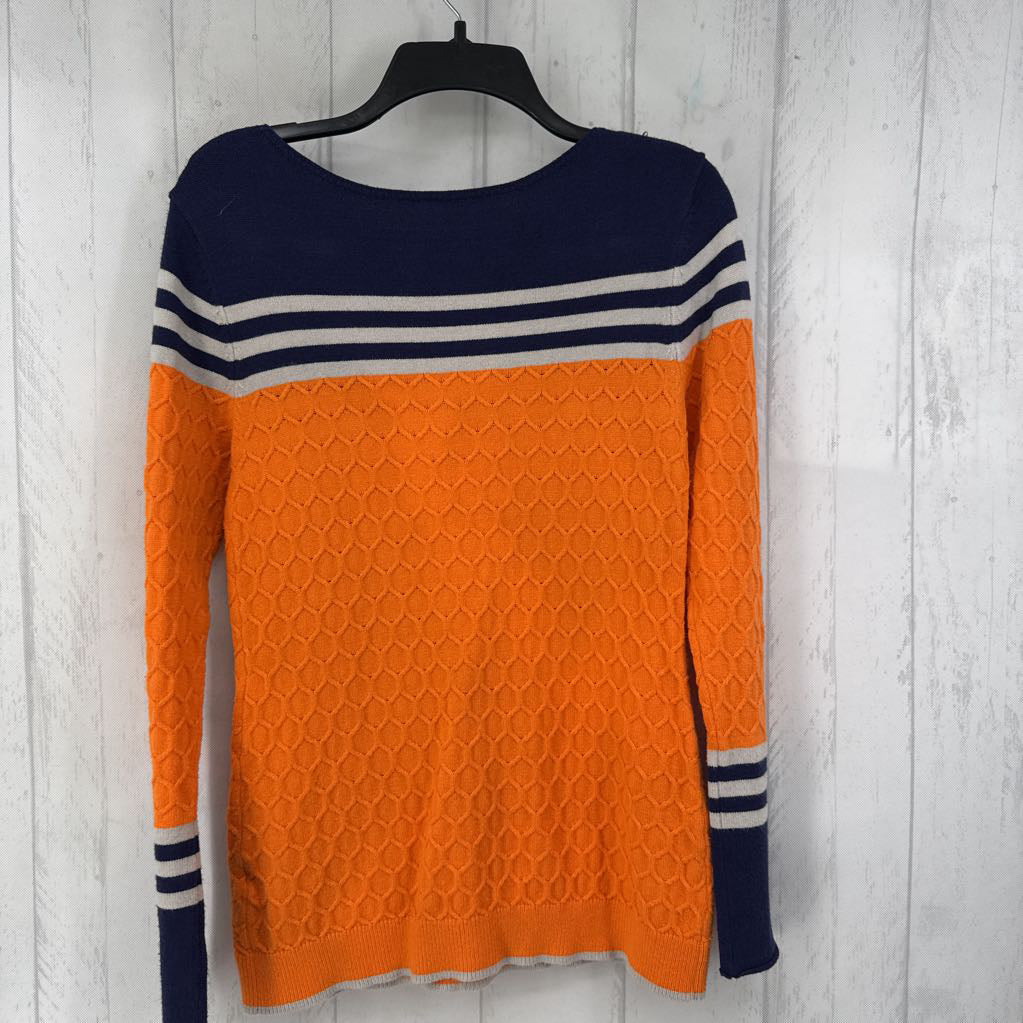 M textured striped l/s sweater