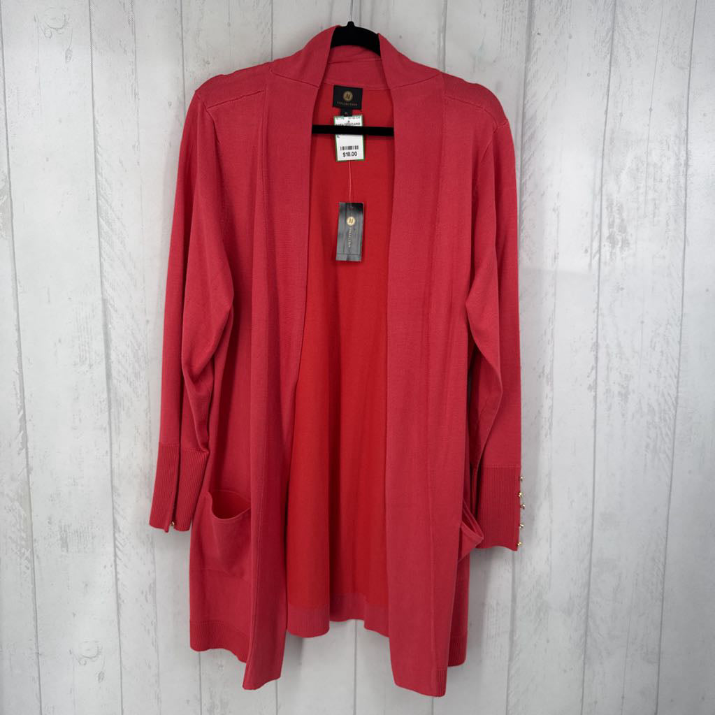 R59 XL l/s open pocket cardigan