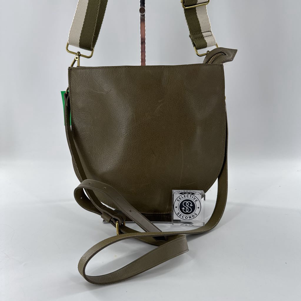 leather double strap crossbody