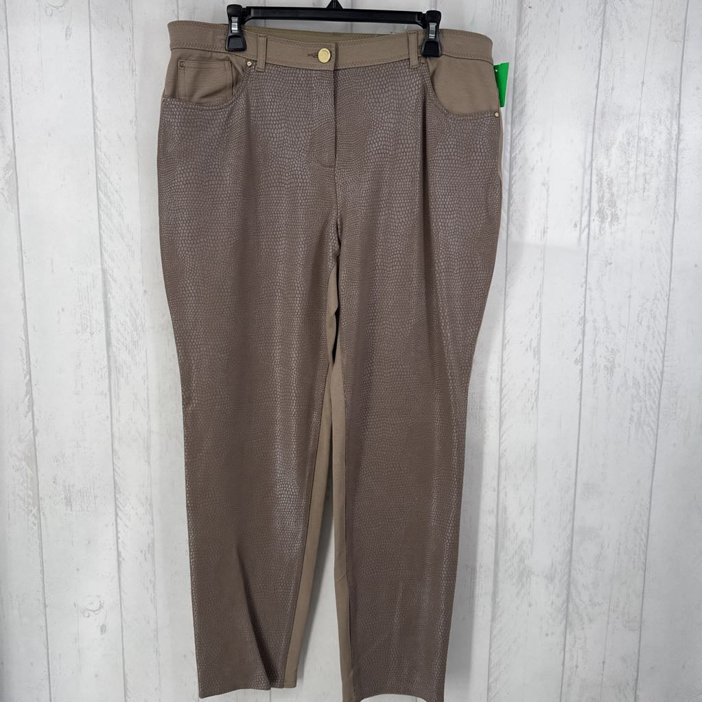 L/XL foiled slim pant