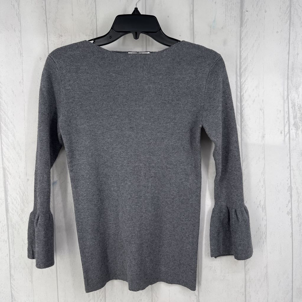 XS/S rib knit flutter slv sweater