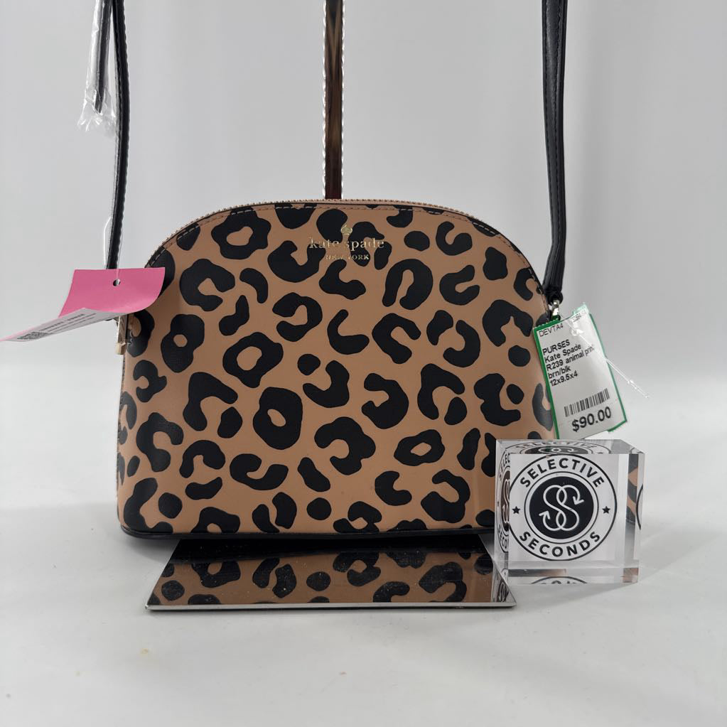 R239 animal print dome satchel