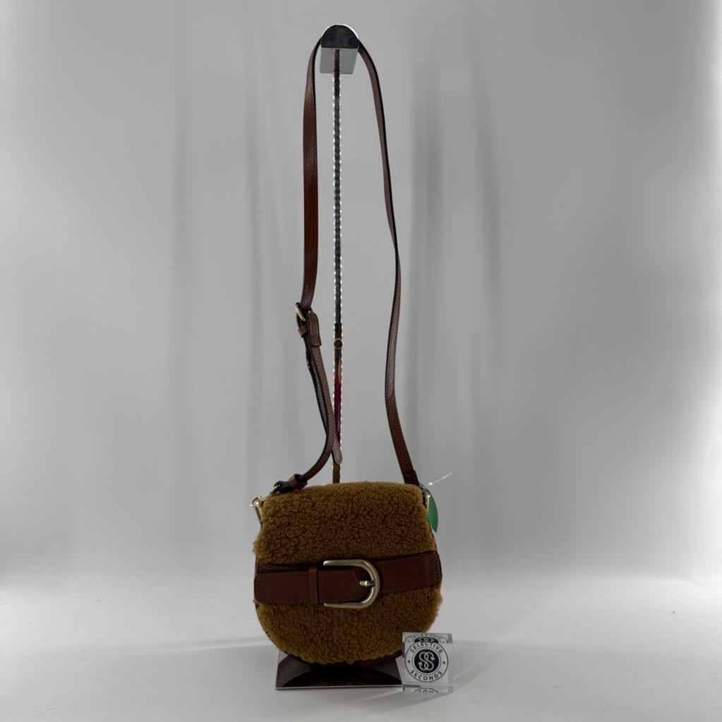 sherpa flap crossbody