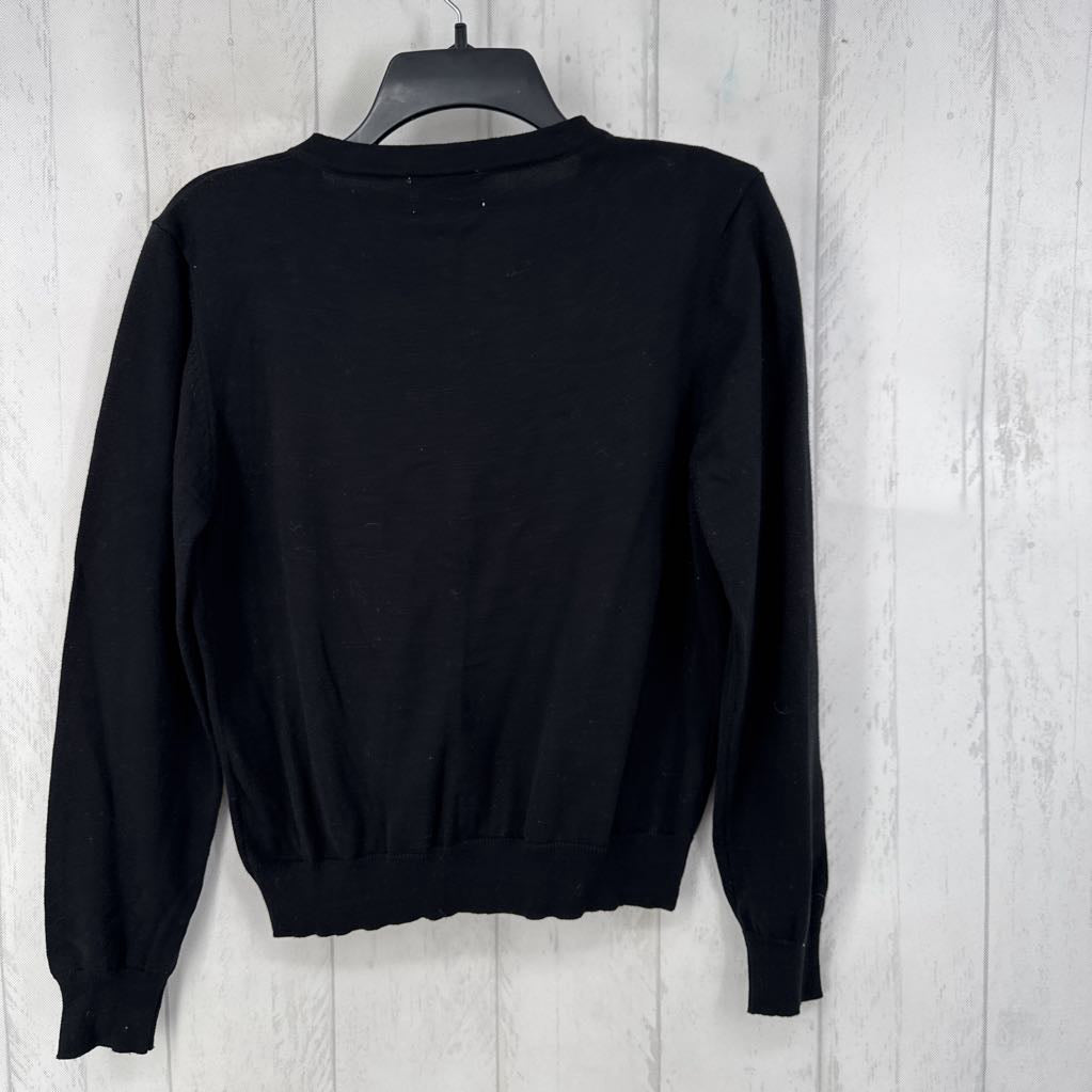 L flo embroidered trim cardi