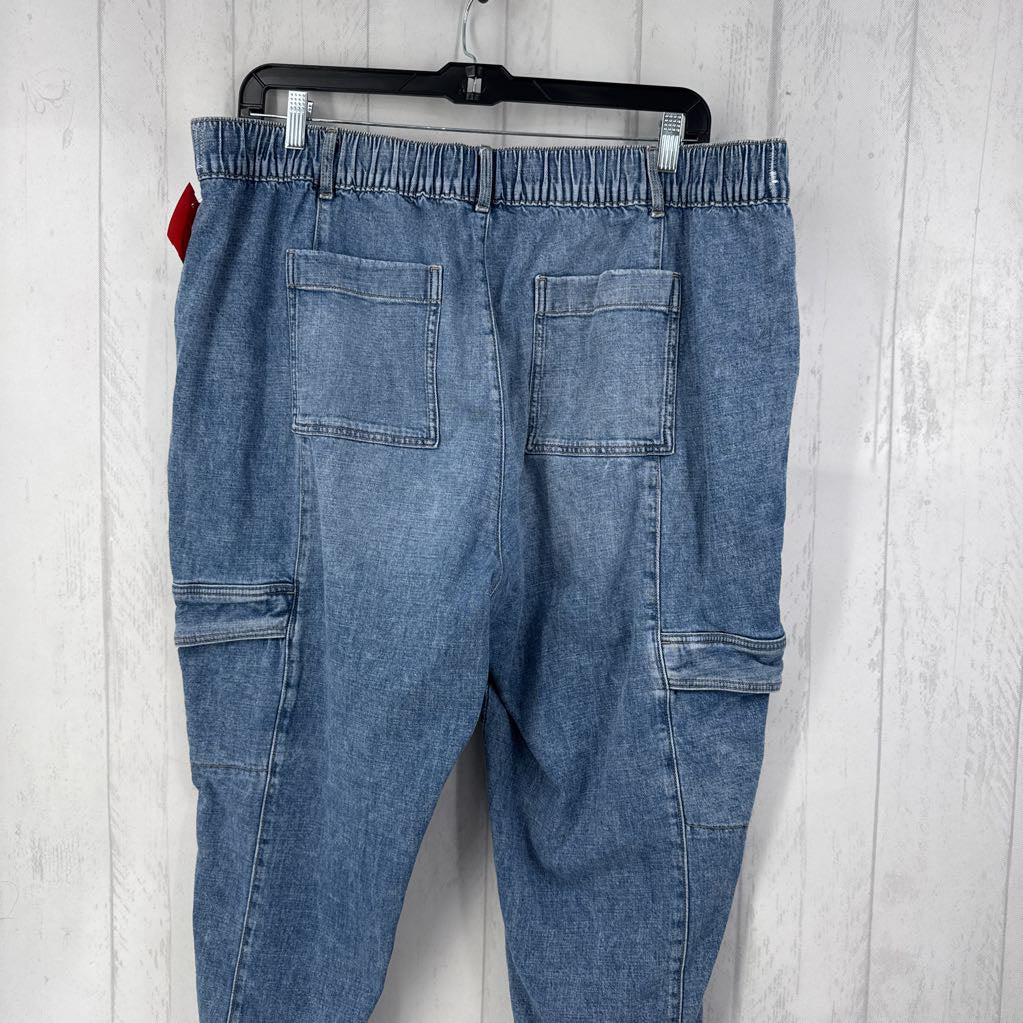 22/24 denim joggers