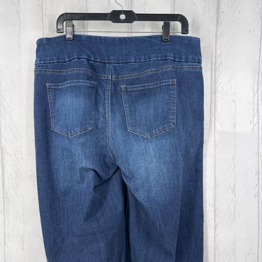 XL wide leg crop jean