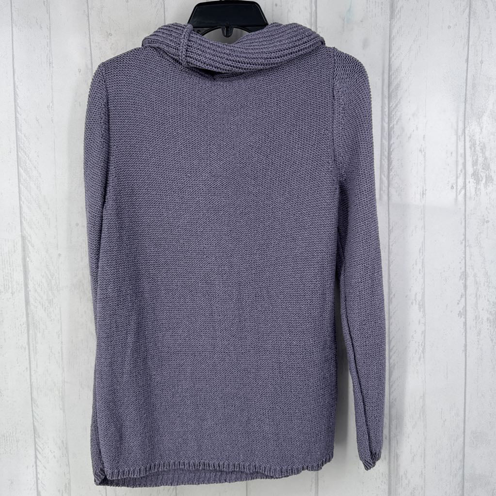 L cowl neck sweater