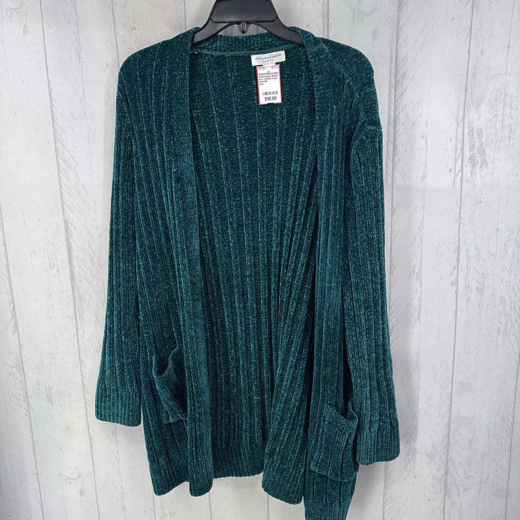 XLp chenille cardi