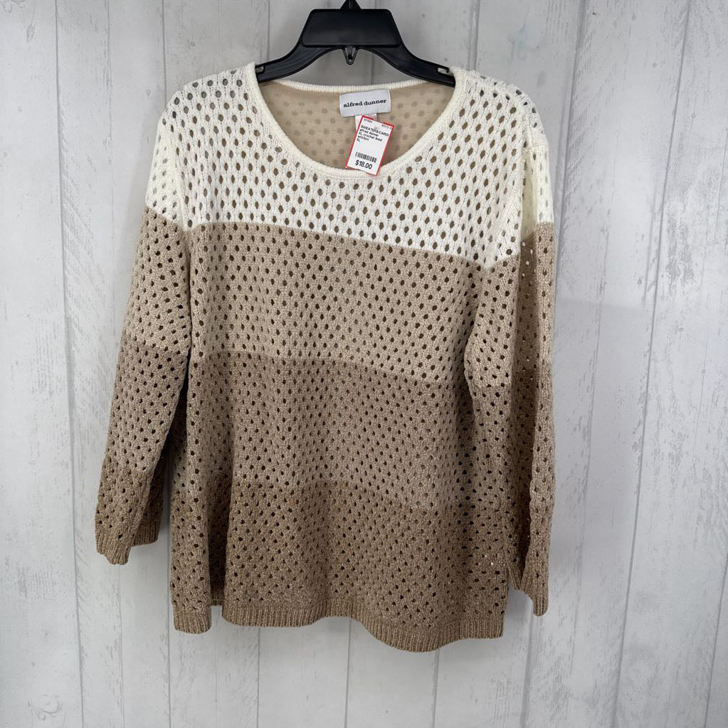 XL crochet lined sweater