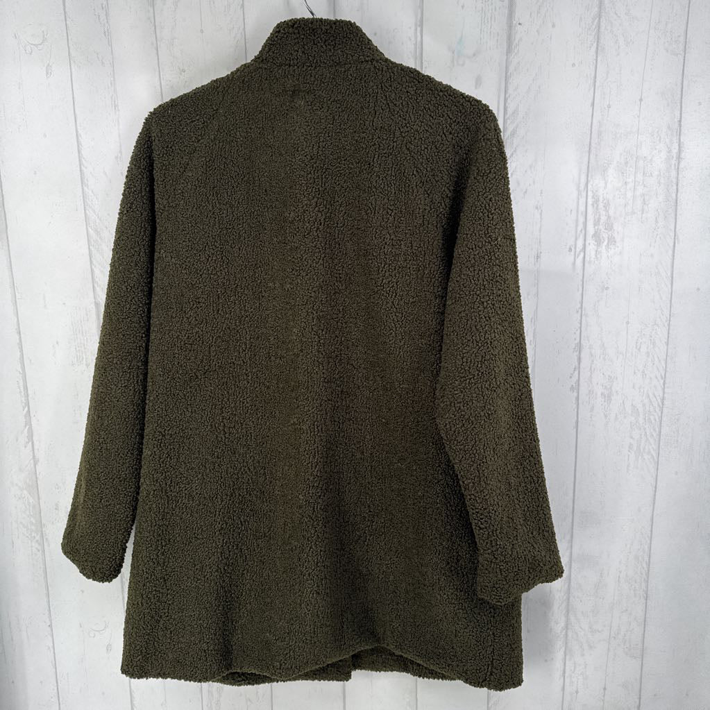 XL sherpa mid length coat