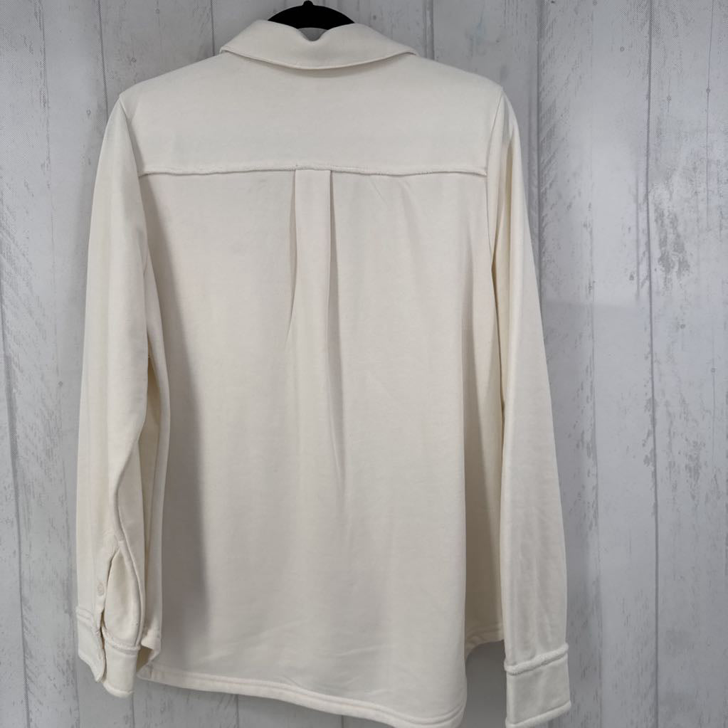M button down l/s top
