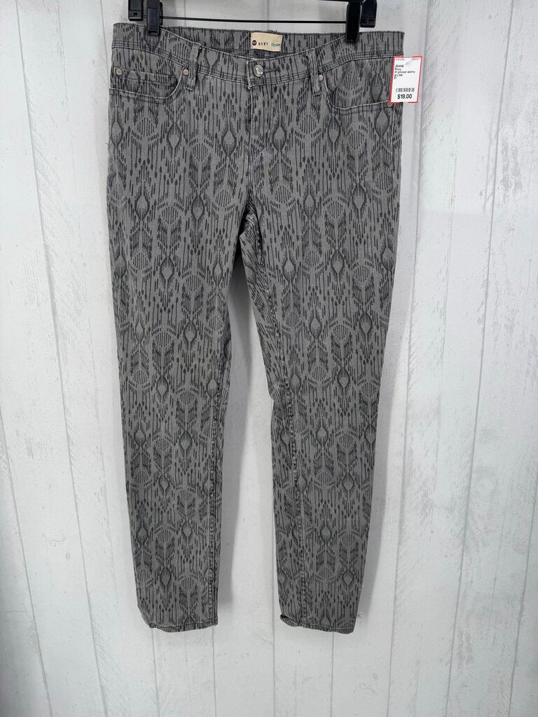 31 printed skinny jean