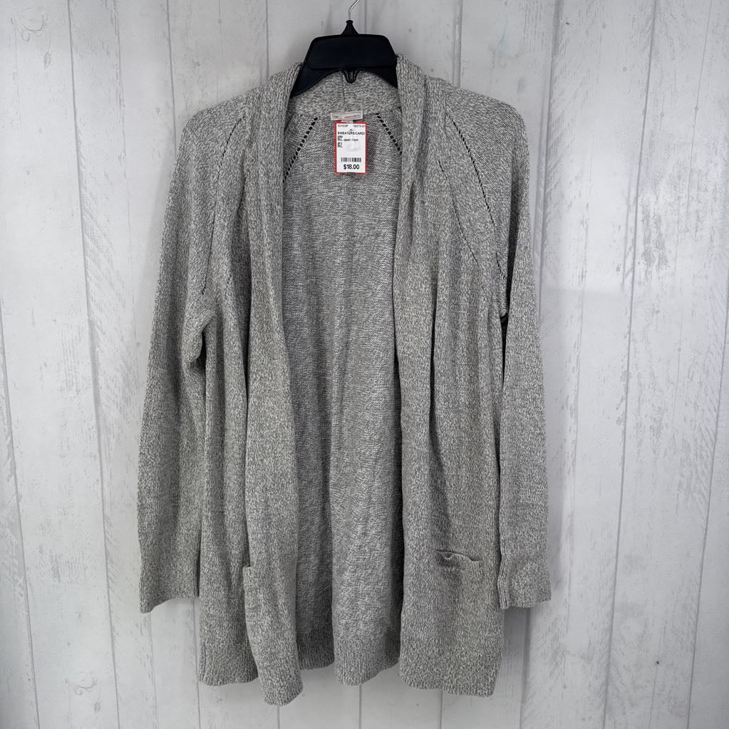 M/L open front cardi