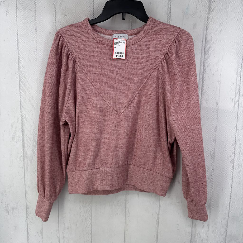 XS marled crewneck sweatshirt