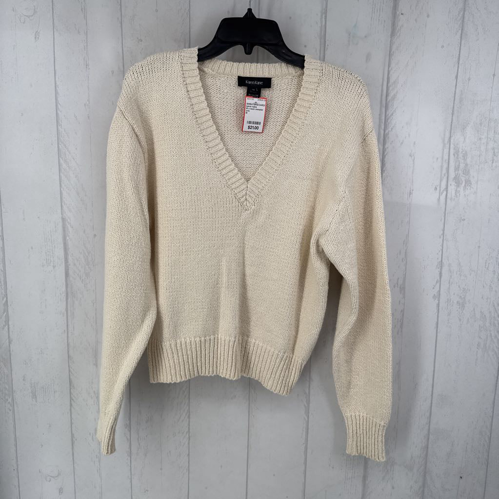 M v-neck sweater
