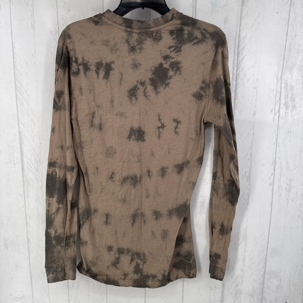 M tie-dye l/s tee-johnny cash
