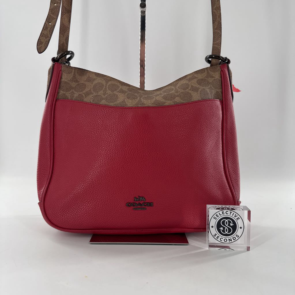 crossbody w/ signature blocking