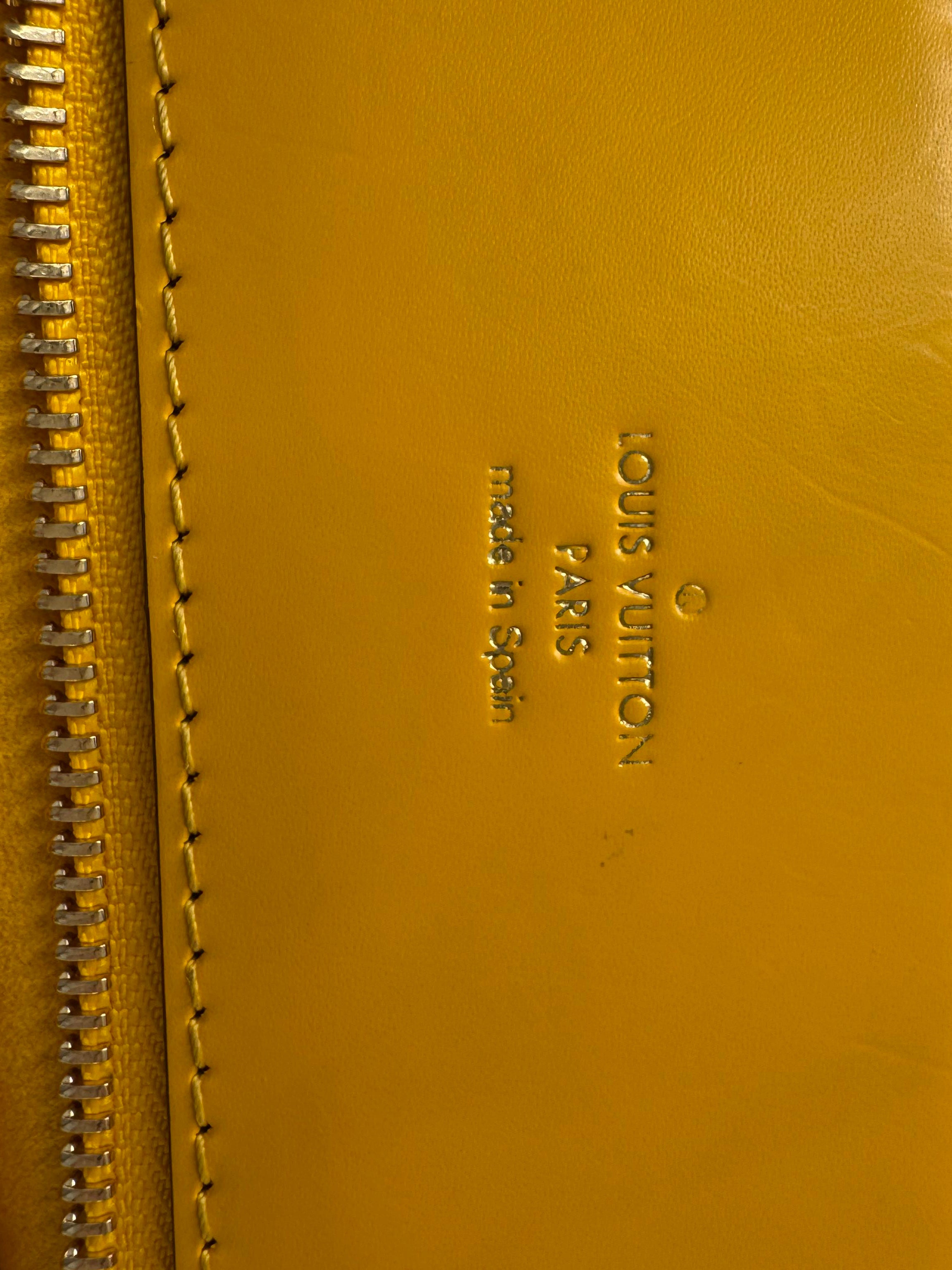 monogram satchel w/ jonquille trim PM