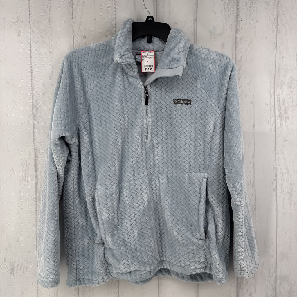 L quarter zip fleece pullover