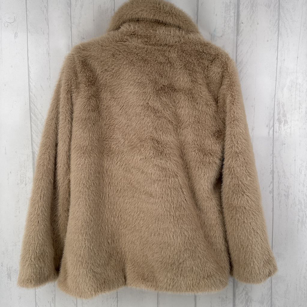S faux fur coat