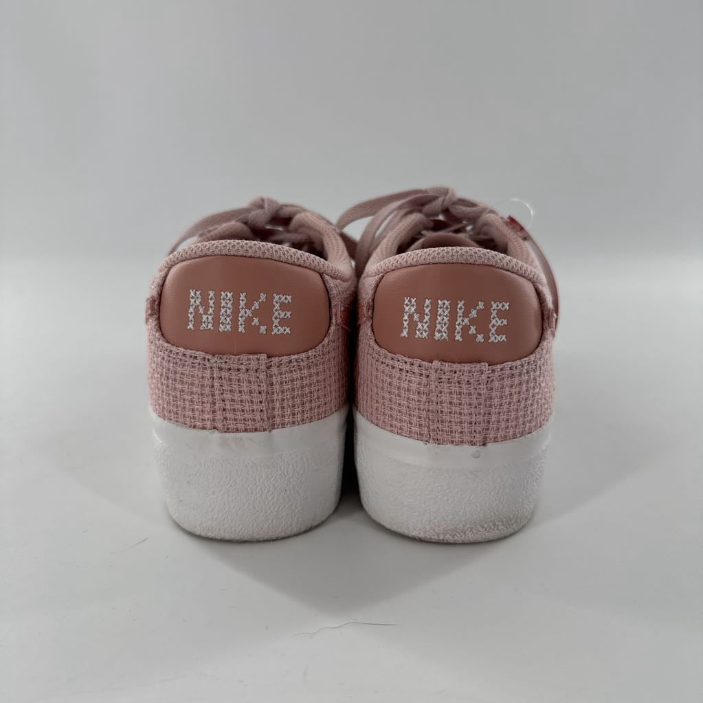 7 platform textured lace up sneaker