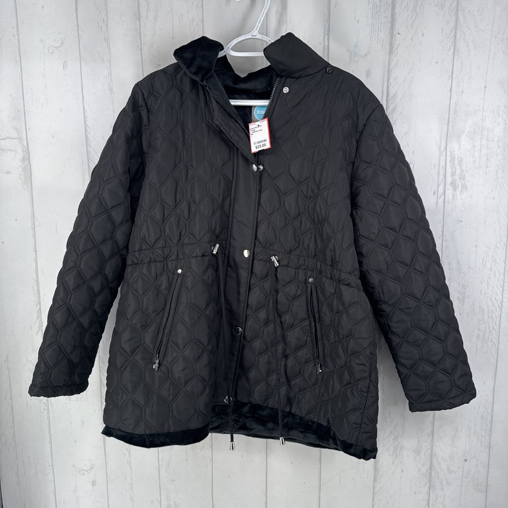 L quilted coat