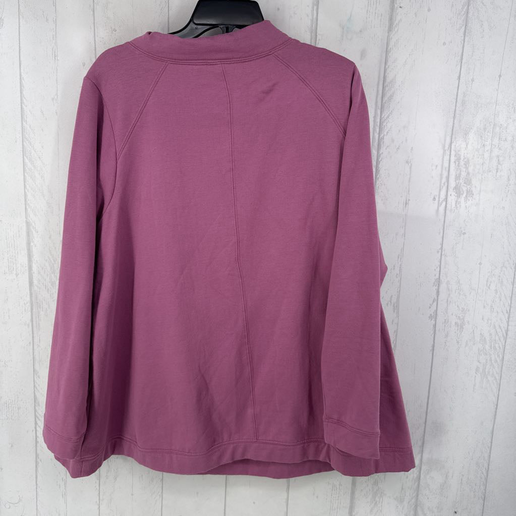 L front tie sweatshirt