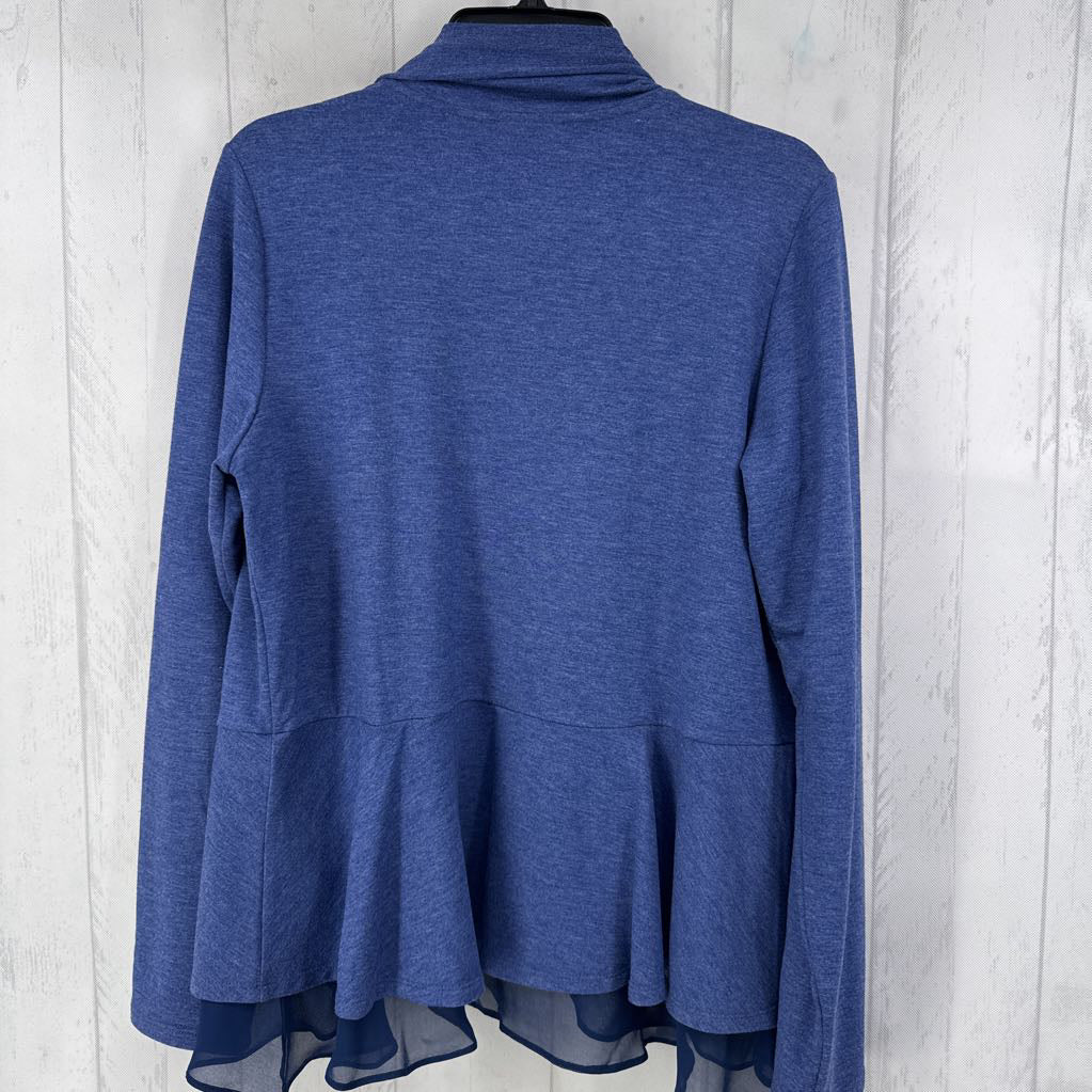 L flowy open front cardi